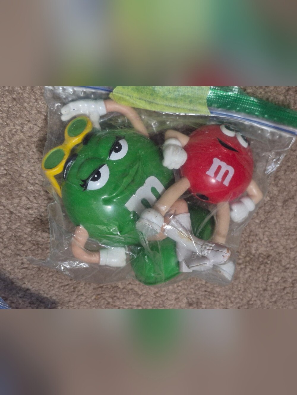 Two figurines candy dispensers